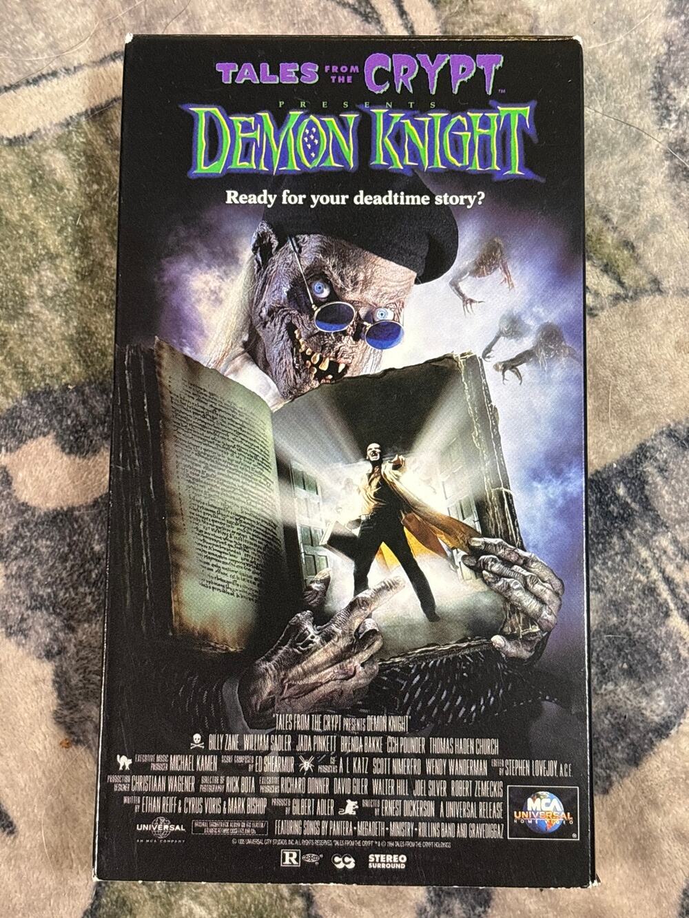 Tales from the Crypt Demon Knight 1995 VHS Horror crypt keeper spooky